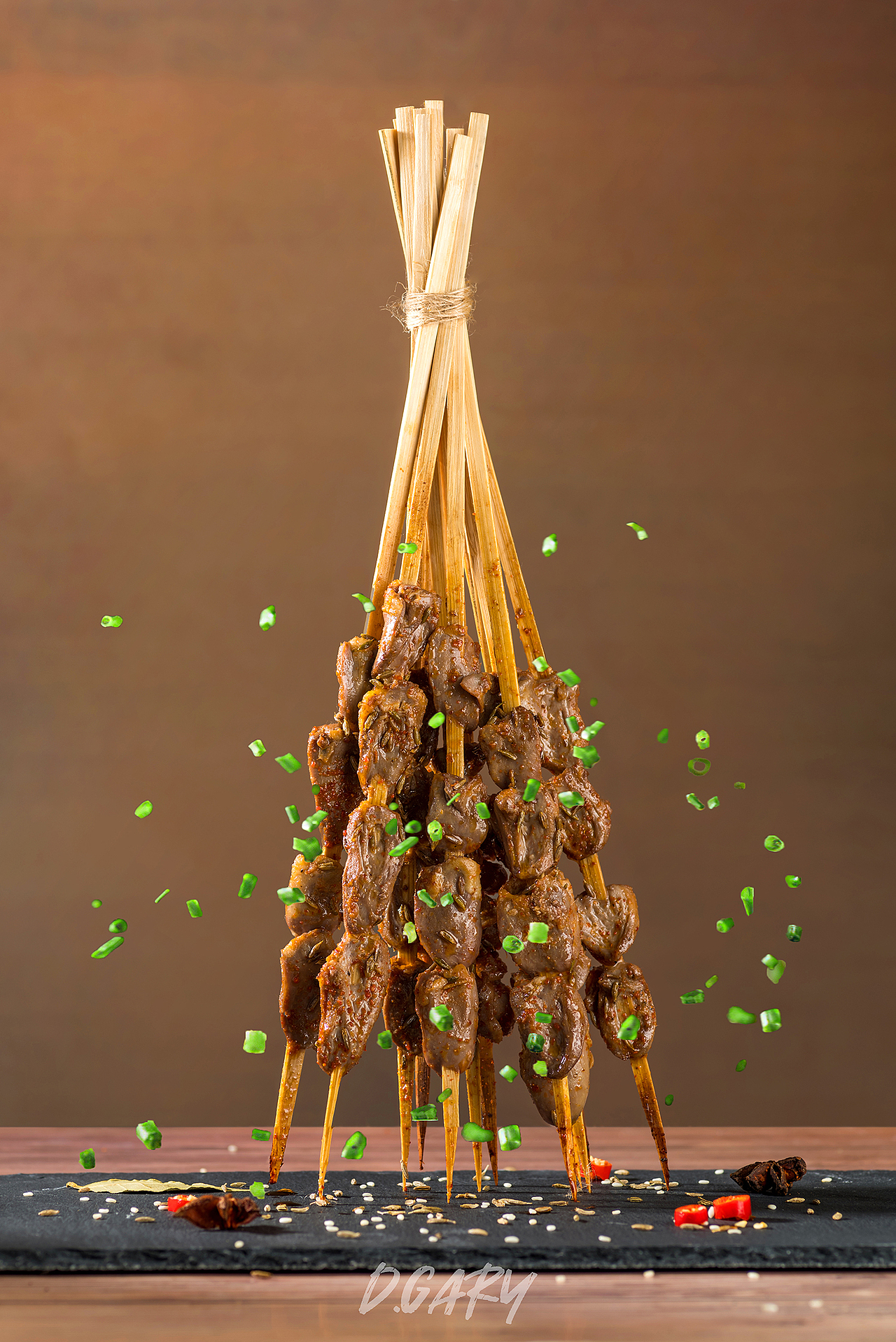 卖串翁烧烤拍摄