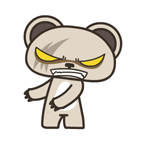 翔通动漫原创表情---暴力熊