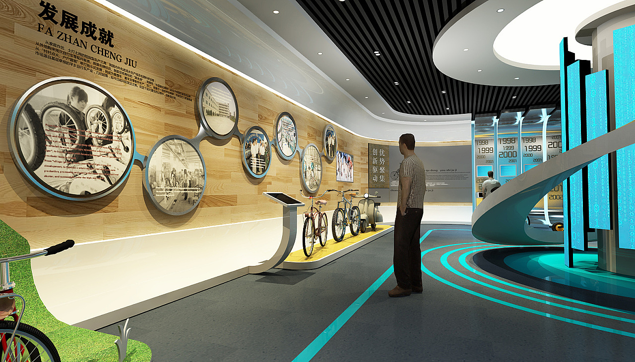 自行车展厅，3d效果图设计（图ZMTkxODUxNzgw） - 建筑/空间 - 站酷设计师设计小丸子j原创素材 - 站酷ZCOOL