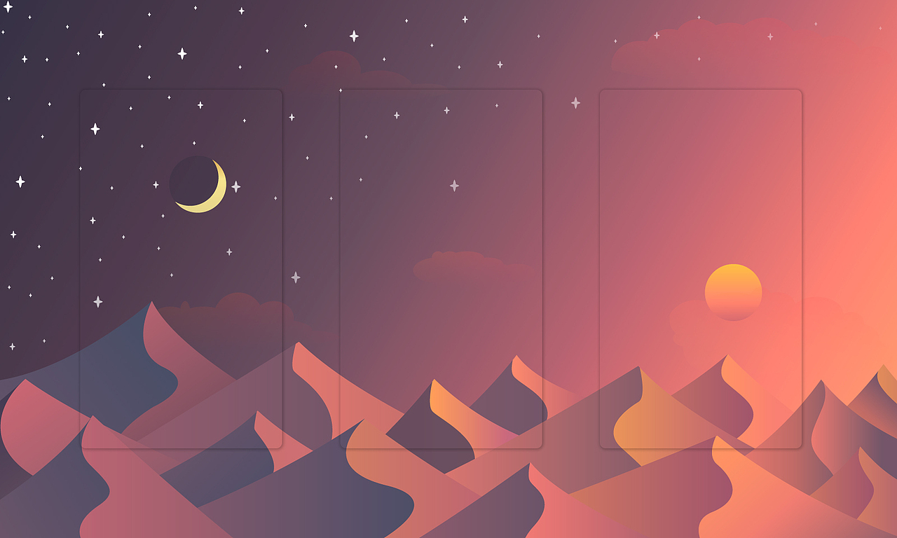 临摹的日月星辰沙丘图（图ZMTc2ODg5NTc2） - 创作习作 - 站酷设计师JuneKK原创素材 - 站酷ZCOOL