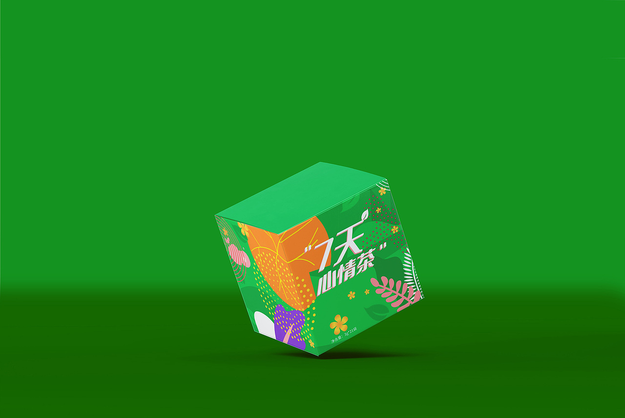 “7天心情茶”包装设计