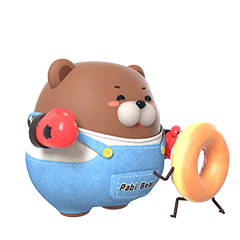 帕比熊与妹妹甜甜圈的日常篇（图ZMjY5MzIxNTI4） - 网络表情 - 站酷设计师汉将er原创素材 - 站酷ZCOOL