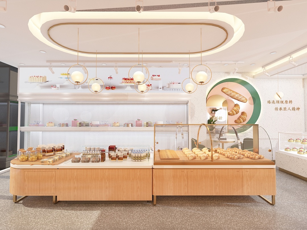 甜品店设计装修—— 等待被一份喜爱的甜品温柔击中（图ZMjcxMTkwNDky） - 商业空间设计 - 站酷设计师若安呀原创素材 - 站酷ZCOOL