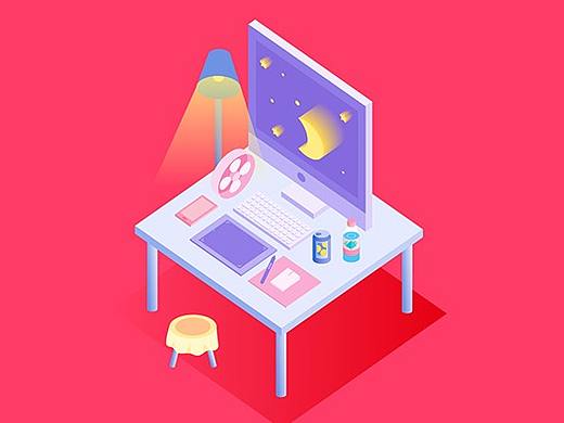 另一组2.5d小插画