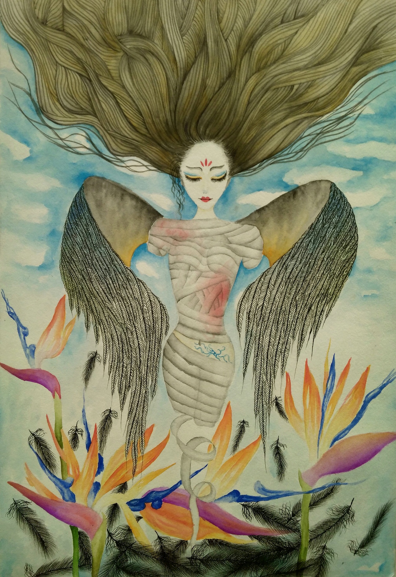 水彩（图ZNDExODQ3MDA=） - 创作习作 - 站酷设计师牛冰洋原创素材 - 站酷ZCOOL