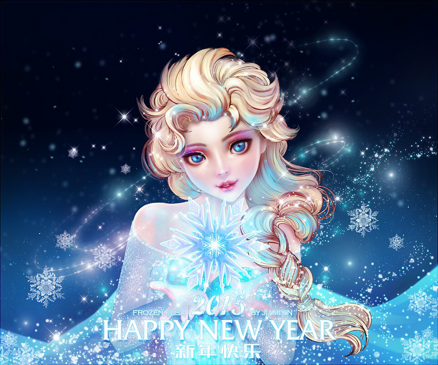 ❤新年快乐~！（图ZMjQ3ODc5MjQ=） - 商业插画 - 站酷设计师珈弥音原创素材 - 站酷ZCOOL