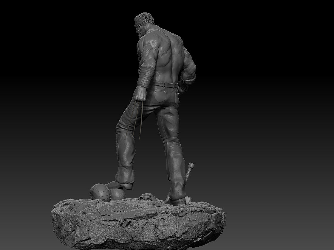 Old Wolverine 3D建模