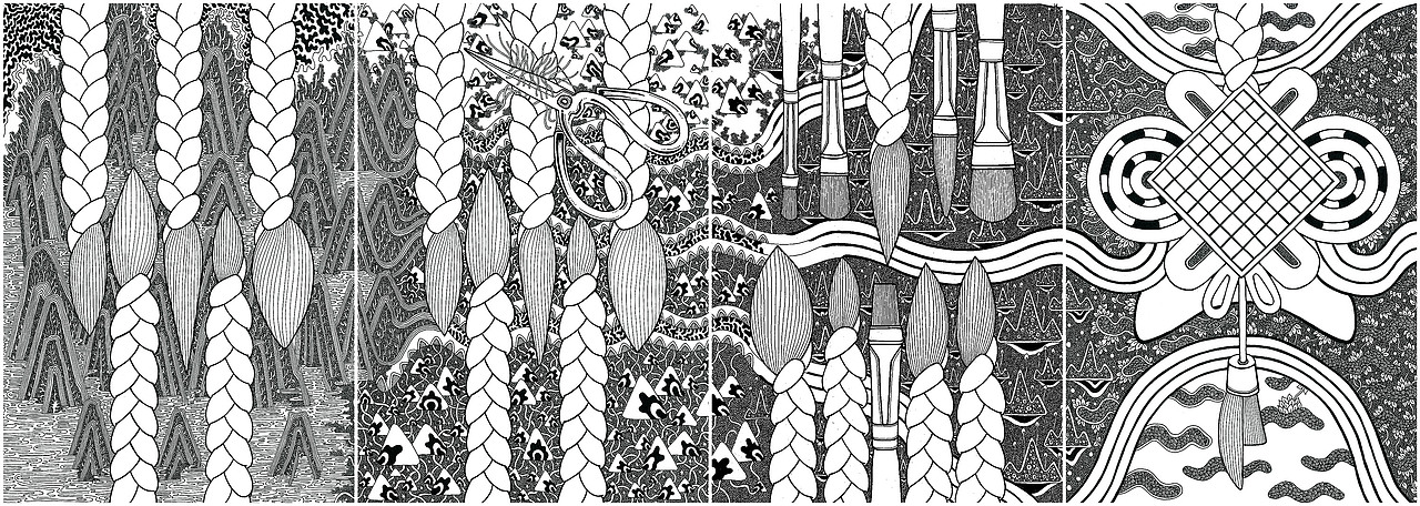《傳統 創新 多元 融合》黑白稿