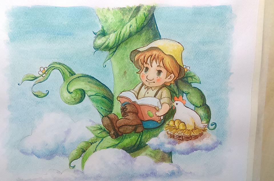 杰克与魔豆jack and the beanstalk