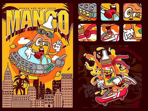 彩色街頭涂鴉風(fēng)格的圖案設(shè)計（個人主頁-ZNTMyODg0NDQ=） - 創(chuàng)作習(xí)作 - 站酷設(shè)計師卓xxxF原創(chuàng)素材 - 站酷ZCOOL