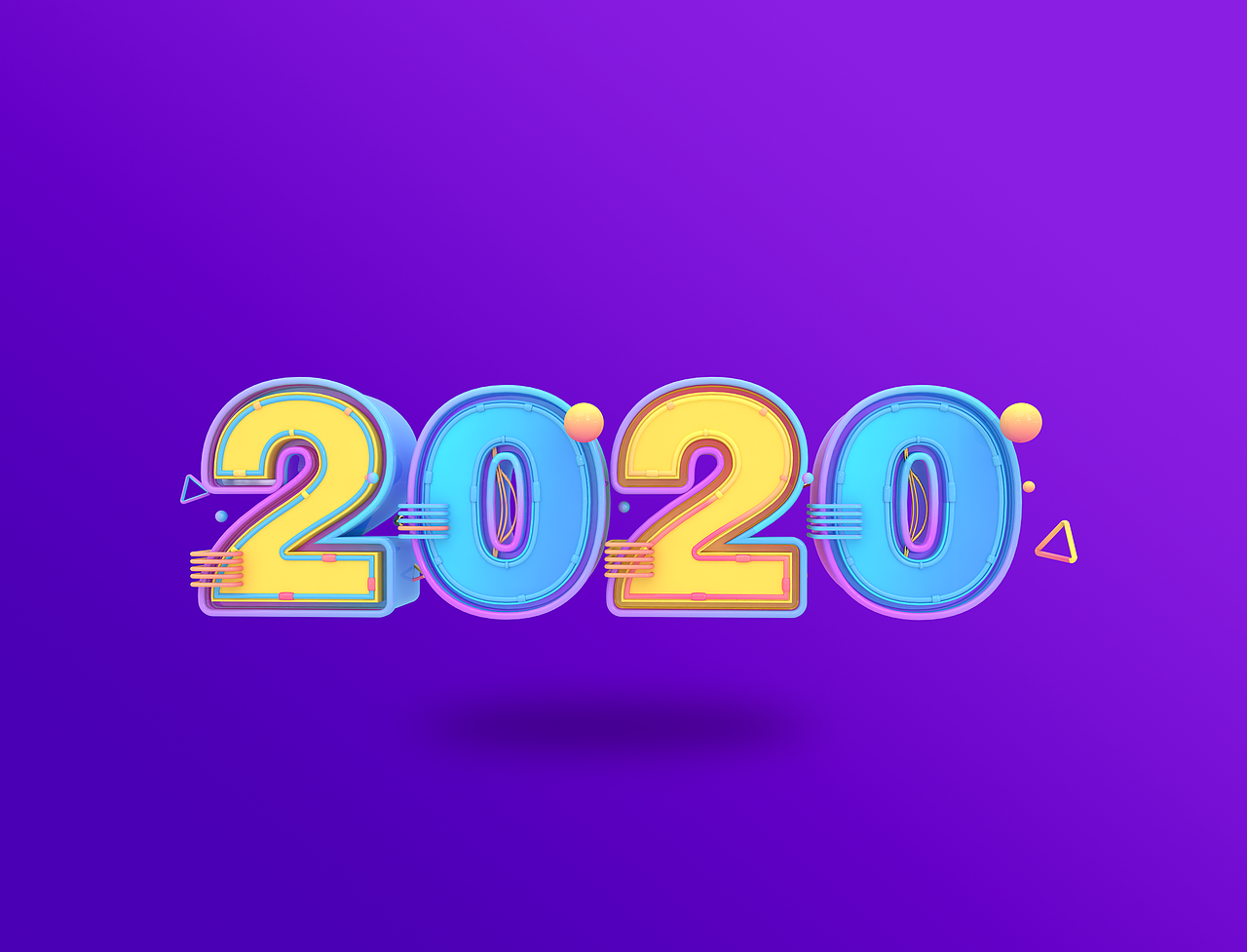 2020C4D立体字体