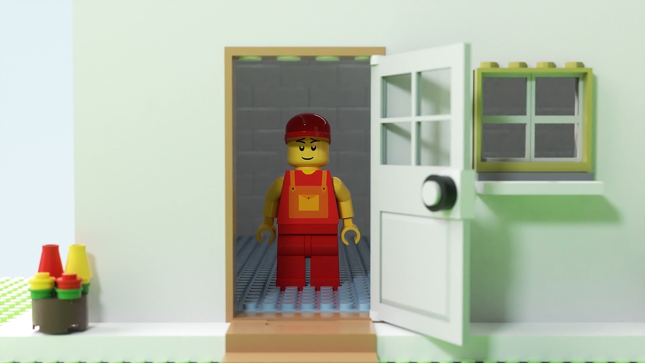 乐高风格三维动画