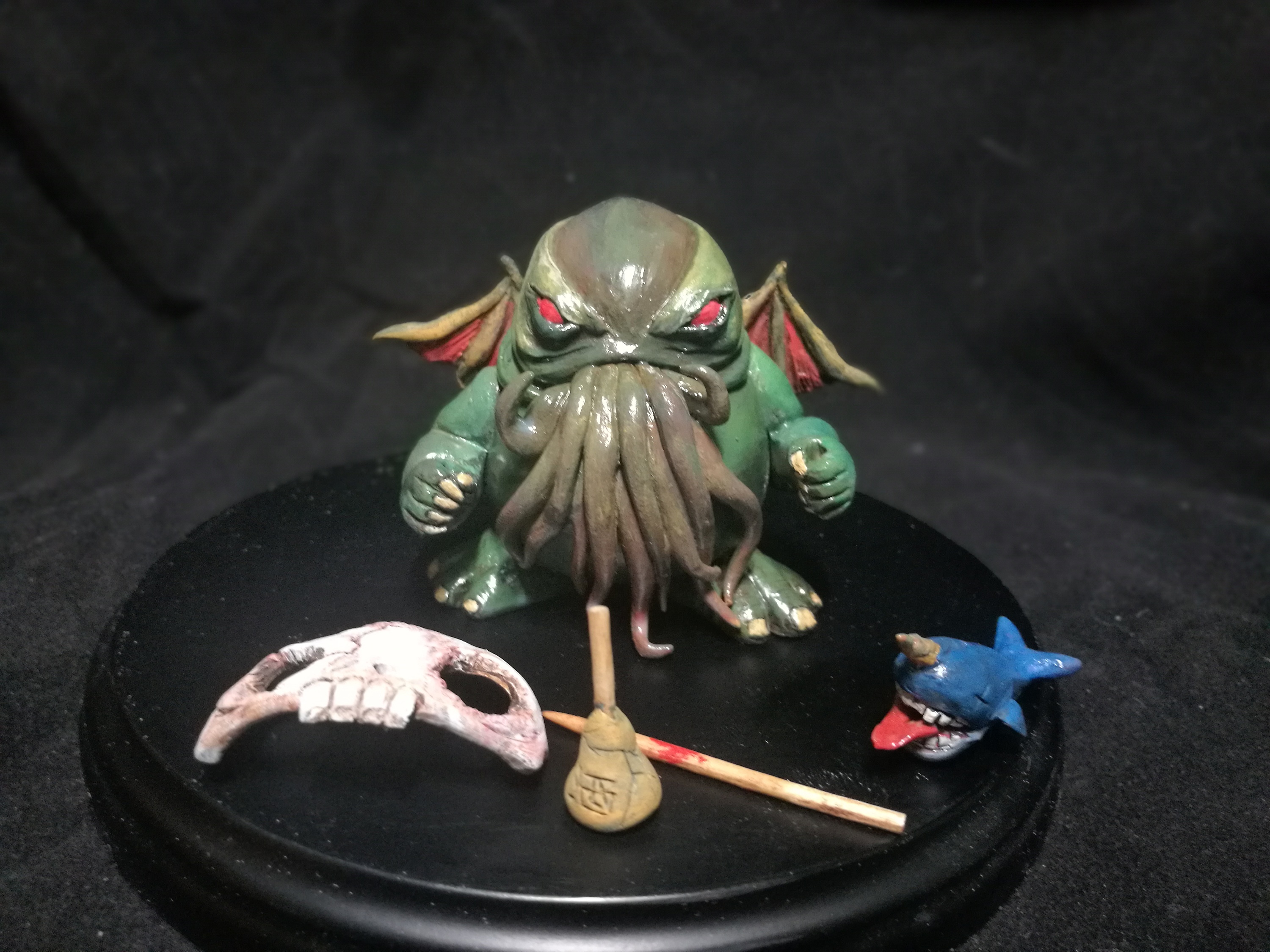 克苏鲁|手工艺|手办/模玩|银龙工坊 - 原创作品 - 站酷 (zcool)