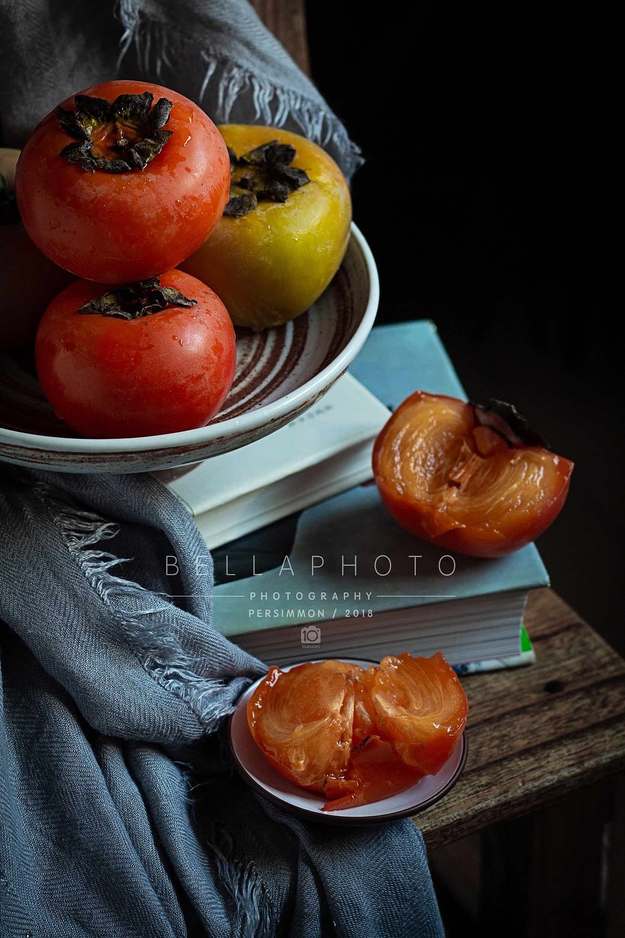 深秋的柿子（图ZMTMzMjI4NTE2） - 产品摄影 - 站酷设计师beirou1234567原创素材 - 站酷ZCOOL