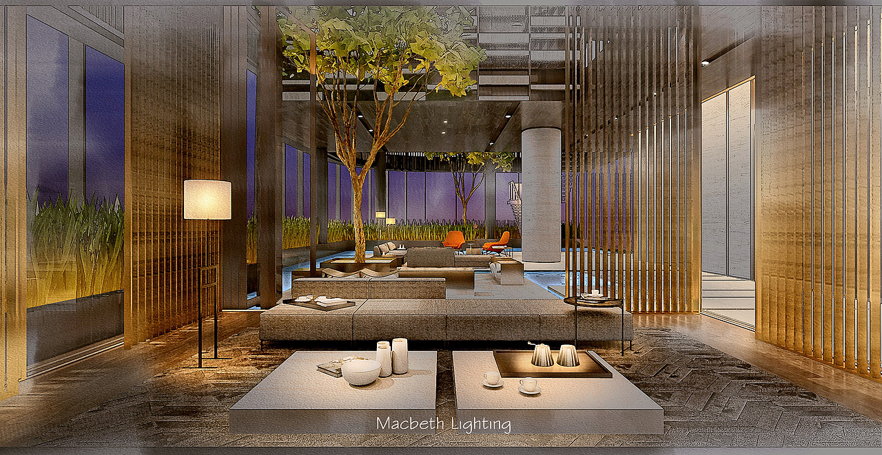 高级会所灯光概念设计