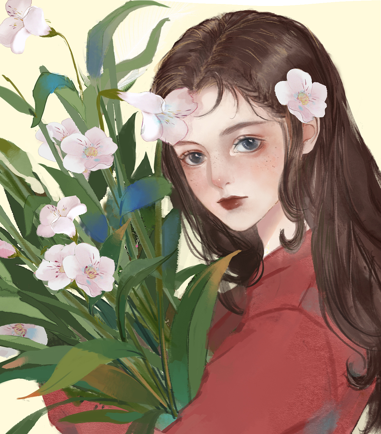 🌺（图ZMjE1MDk5MDA4） - 创作习作 - 站酷设计师是归荑呀原创素材 - 站酷ZCOOL