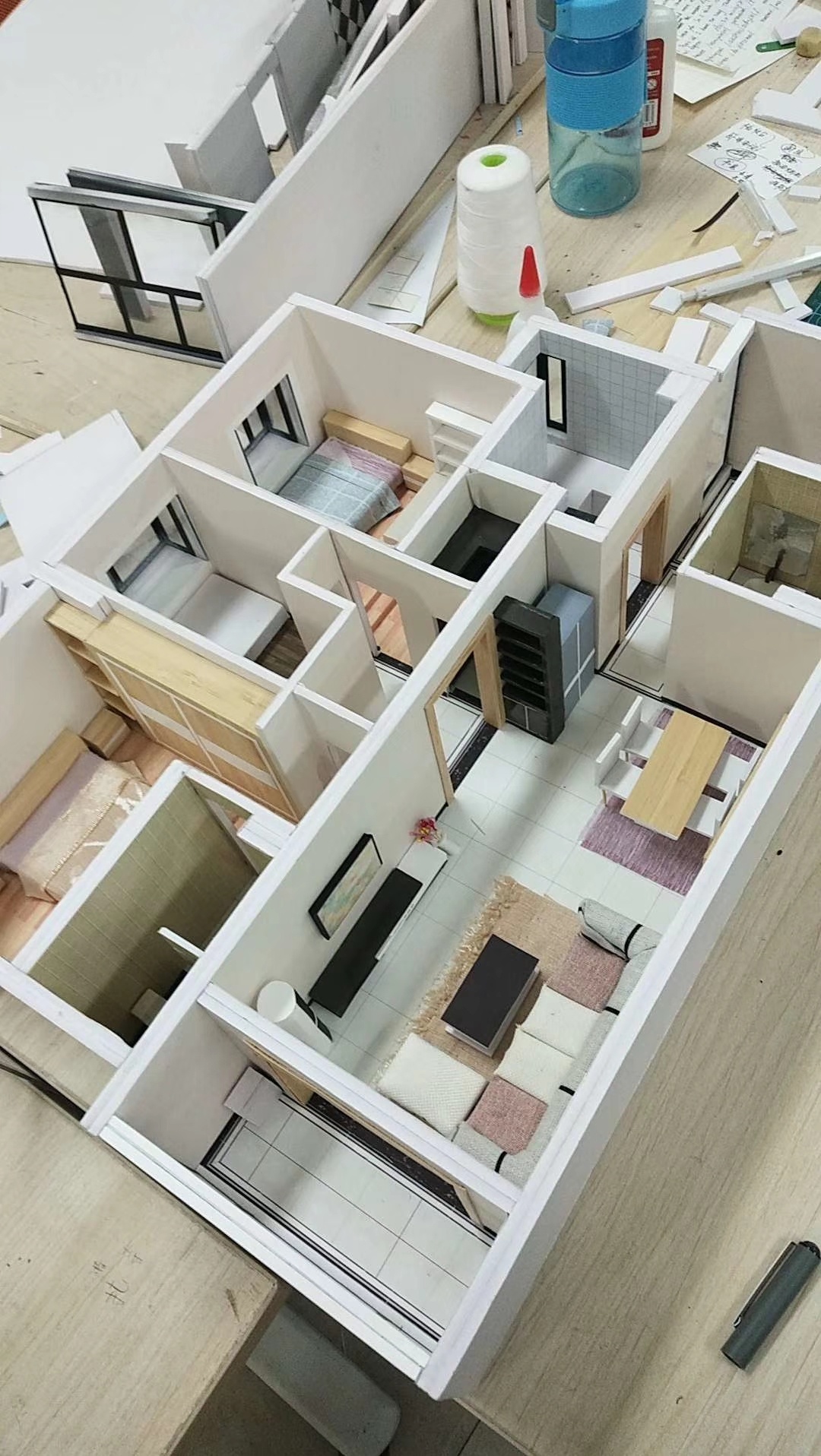 室内建筑模型|空间|家装设计|牛二丫 - 原创作品 - 站酷 (zcool)