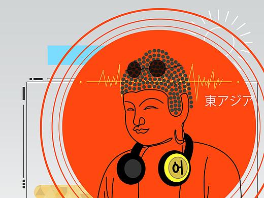 東亞電音海報設(shè)計（個人主頁-ZNTA0NzE0OTY=） - 海報 - 站酷設(shè)計師julfox原創(chuàng)素材 - 站酷ZCOOL