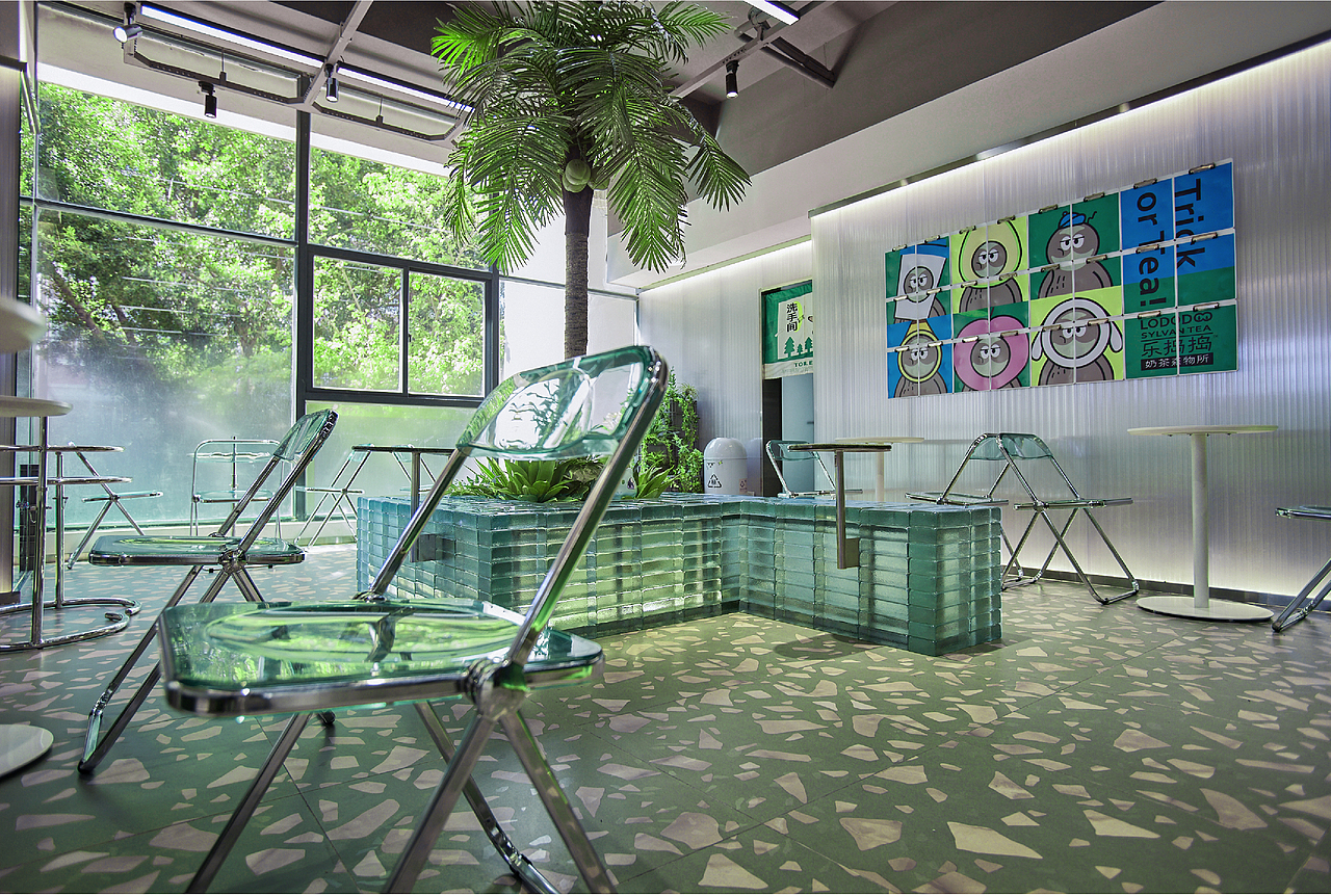 乐捣捣“富氧美学”奶茶空间