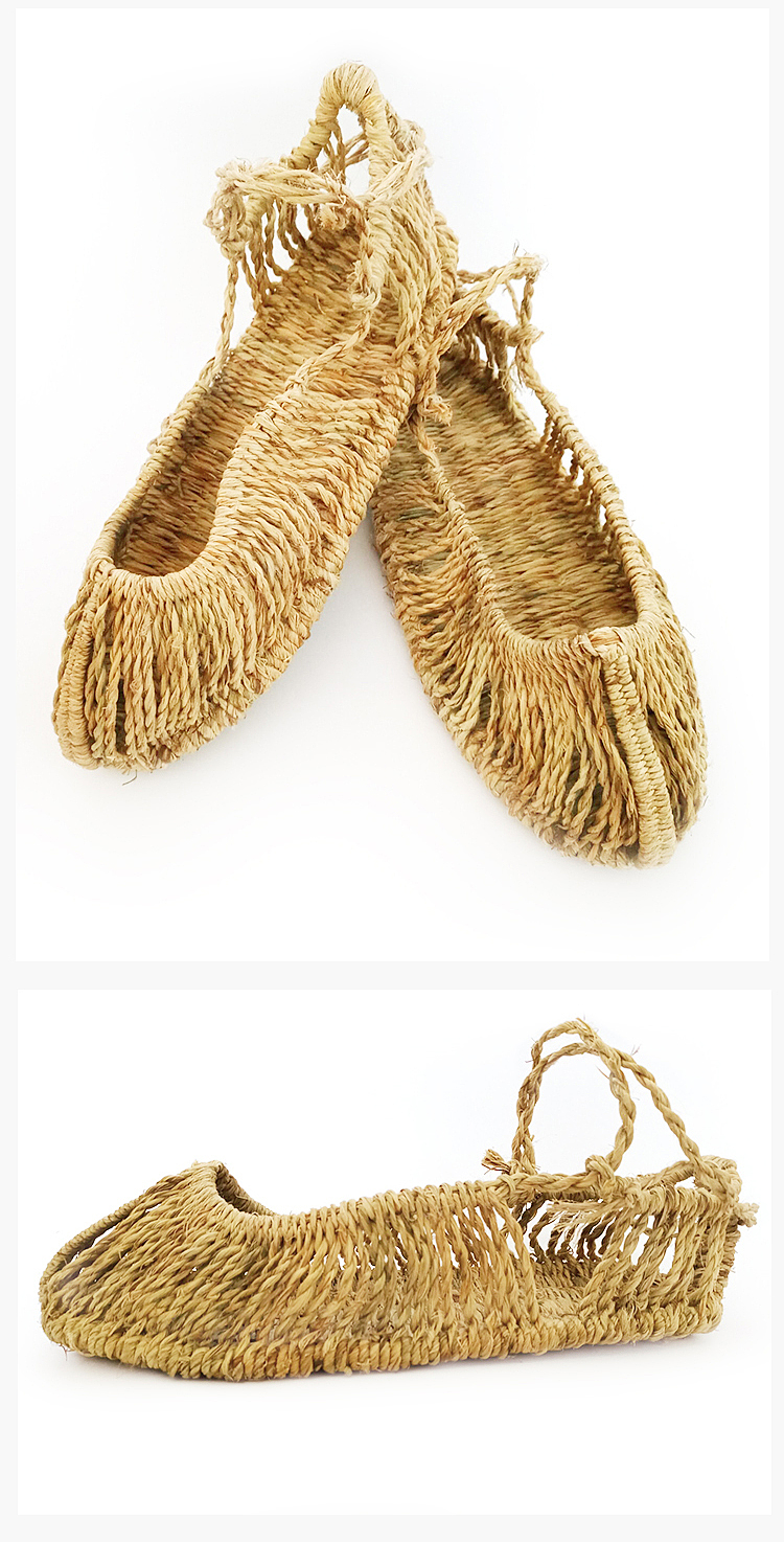 土家族苗族全麻草鞋