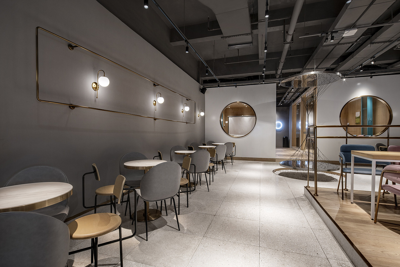 餐厅设计—BOOMO不陌深圳车公庙店（图ZMTMxMzE0MDIw） - 家装设计 - 站酷设计师华空间设计原创素材 - 站酷ZCOOL