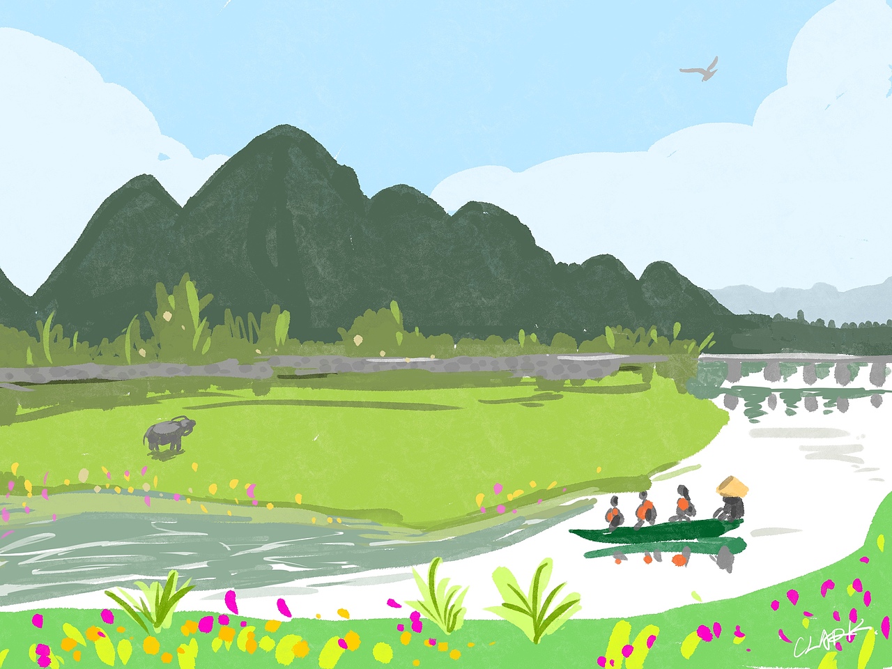 人生一世，草木一秋（图ZMjU4MTYwMjIw） - 艺术插画 - 站酷设计师猛犸Clark原创素材 - 站酷ZCOOL