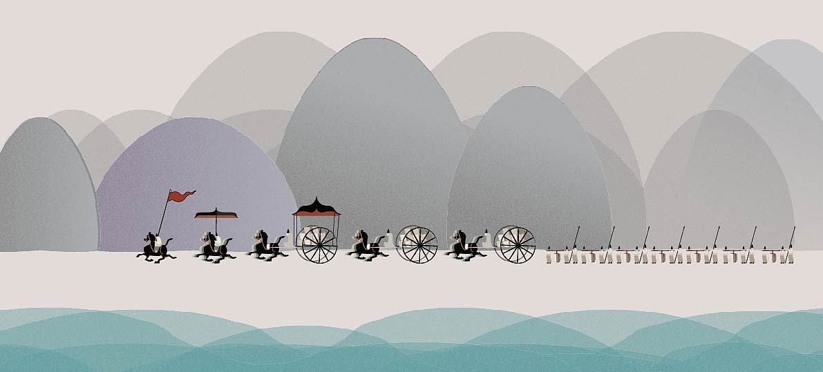 毕业设计:海上丝绸之路主题插画设计