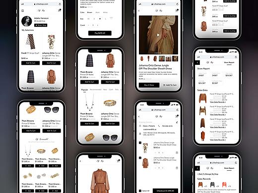 Influencer-Brand Shop Design