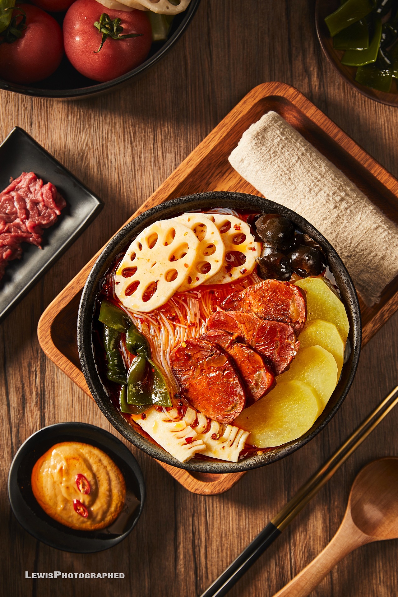 海底捞香辣牛肉自煮火锅|摄影|产品摄影|lewis_lo - 原创作品 - 站酷