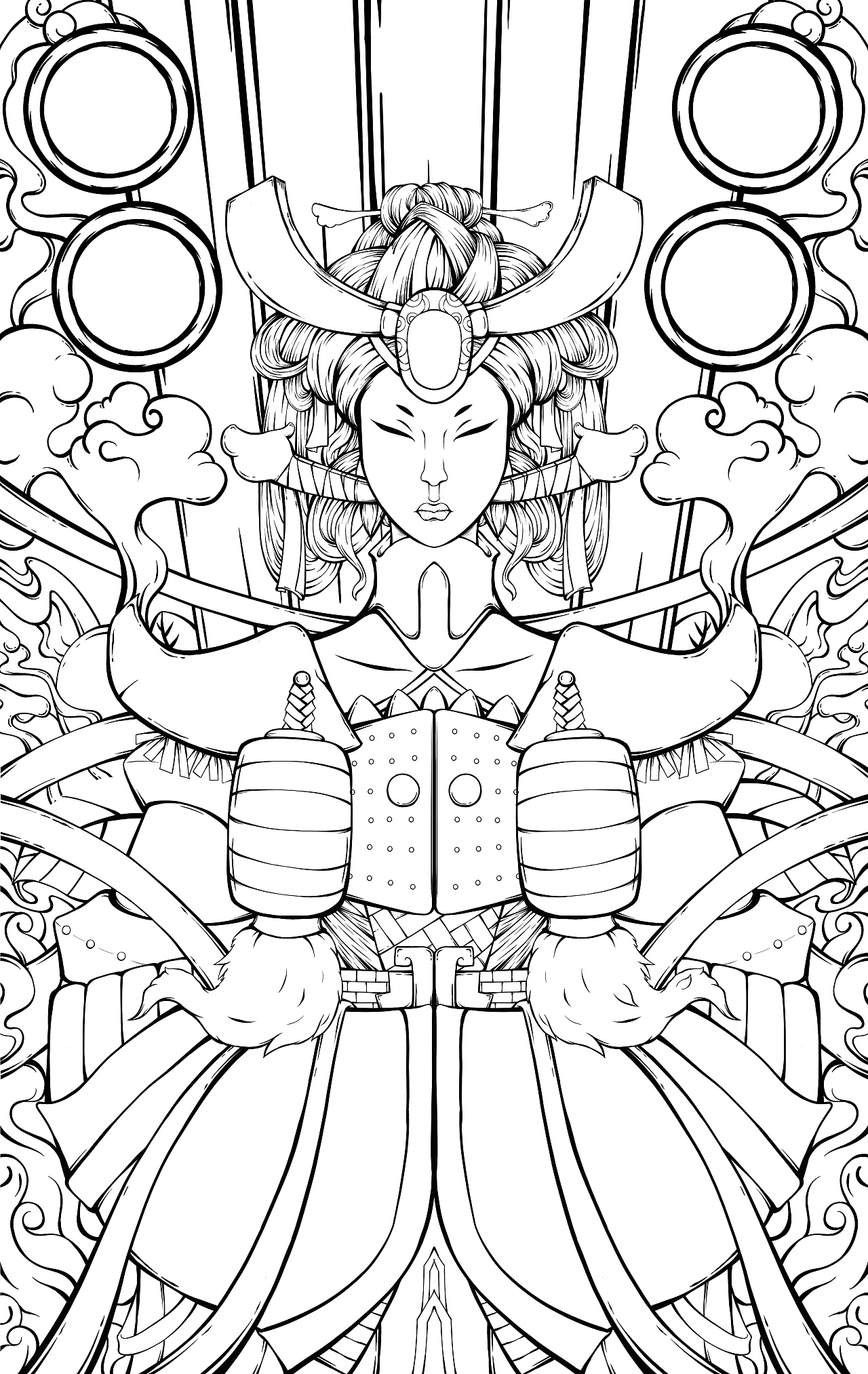 国潮风格尝试|插画|新锐潮流插画|啊kiang - 原创作品 - 站酷 (zcool)