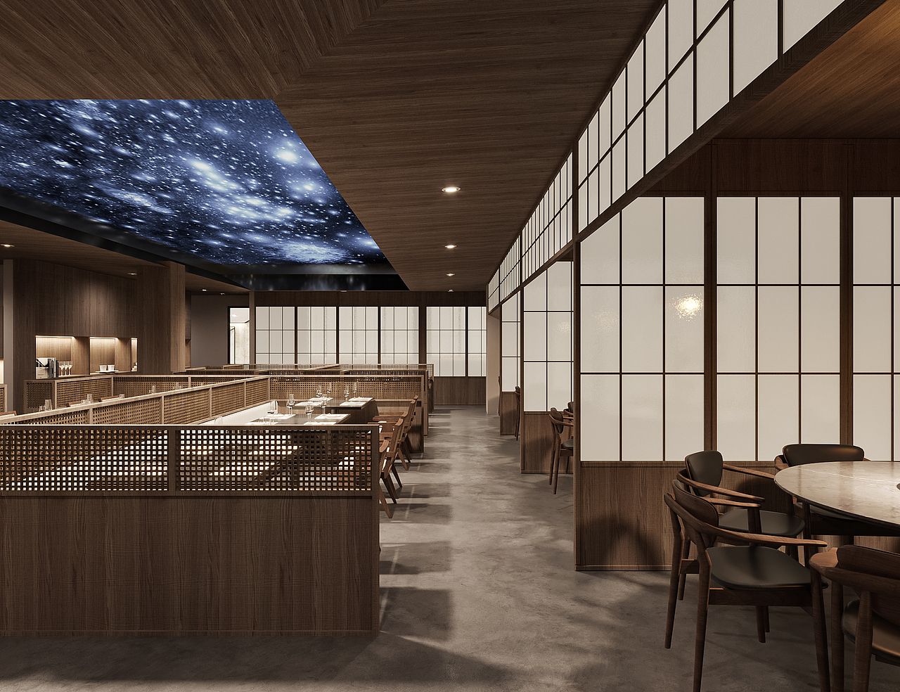 #室内设计#效果图#新中式（图ZMjczMjE3NzMy） - 建筑/空间 - 站酷设计师AA效果图施工图制原创素材 - 站酷ZCOOL