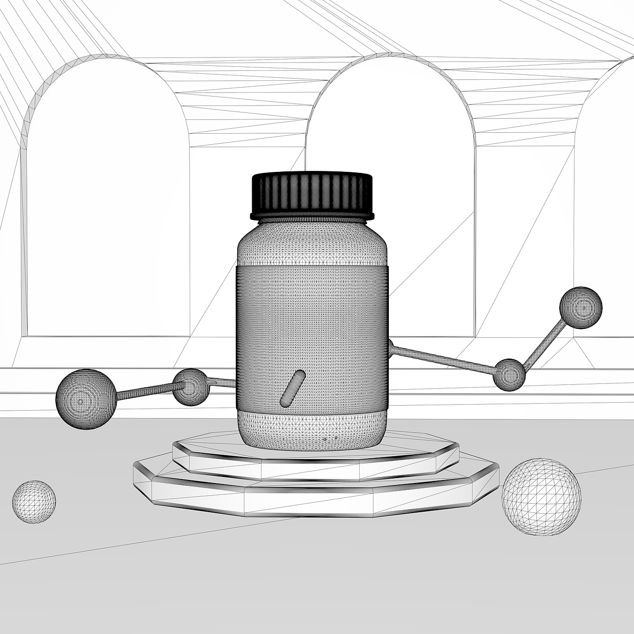 10月的渲染作品
