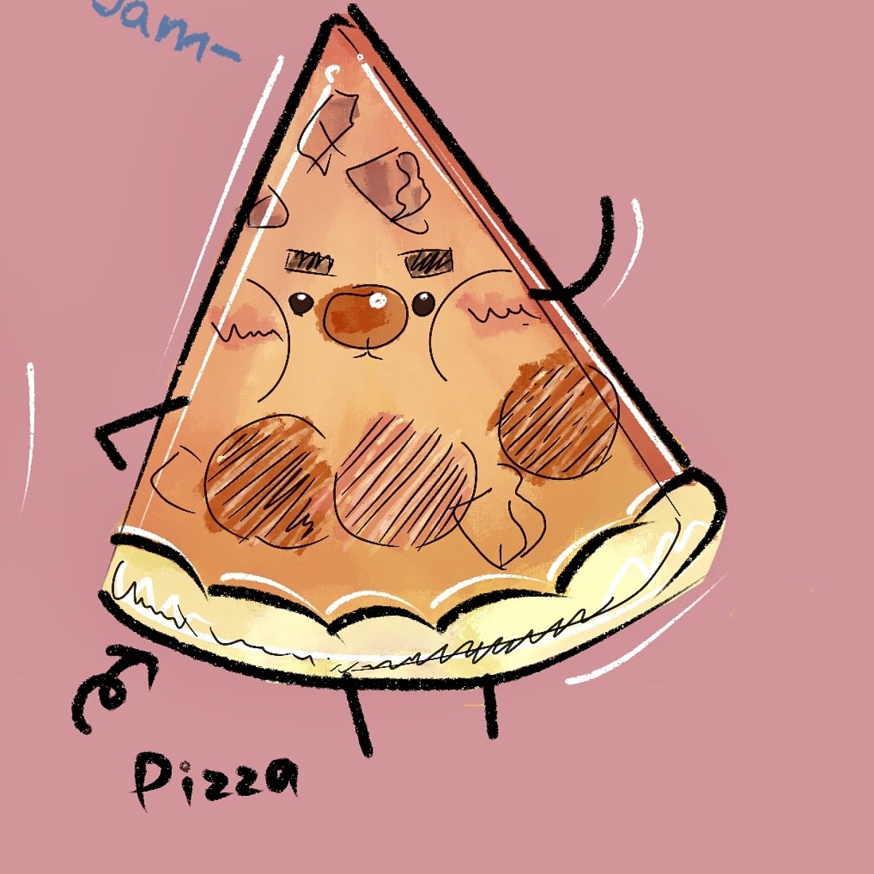 插画 可爱食物（图ZMTk3OTI3NzA0） - 儿童插画 - 站酷设计师Jam果酱原创素材 - 站酷ZCOOL