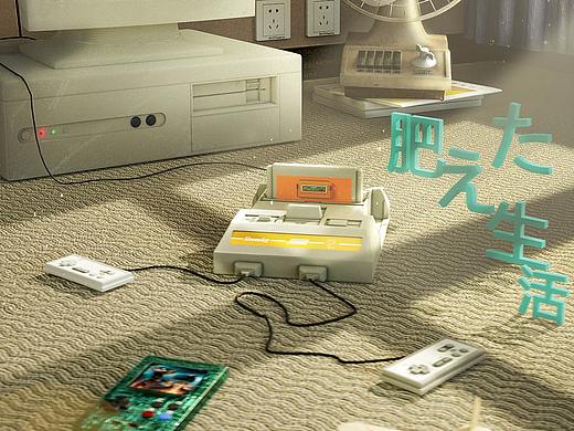 一个小男孩的梦想，一个房间一台电脑一台游戏机