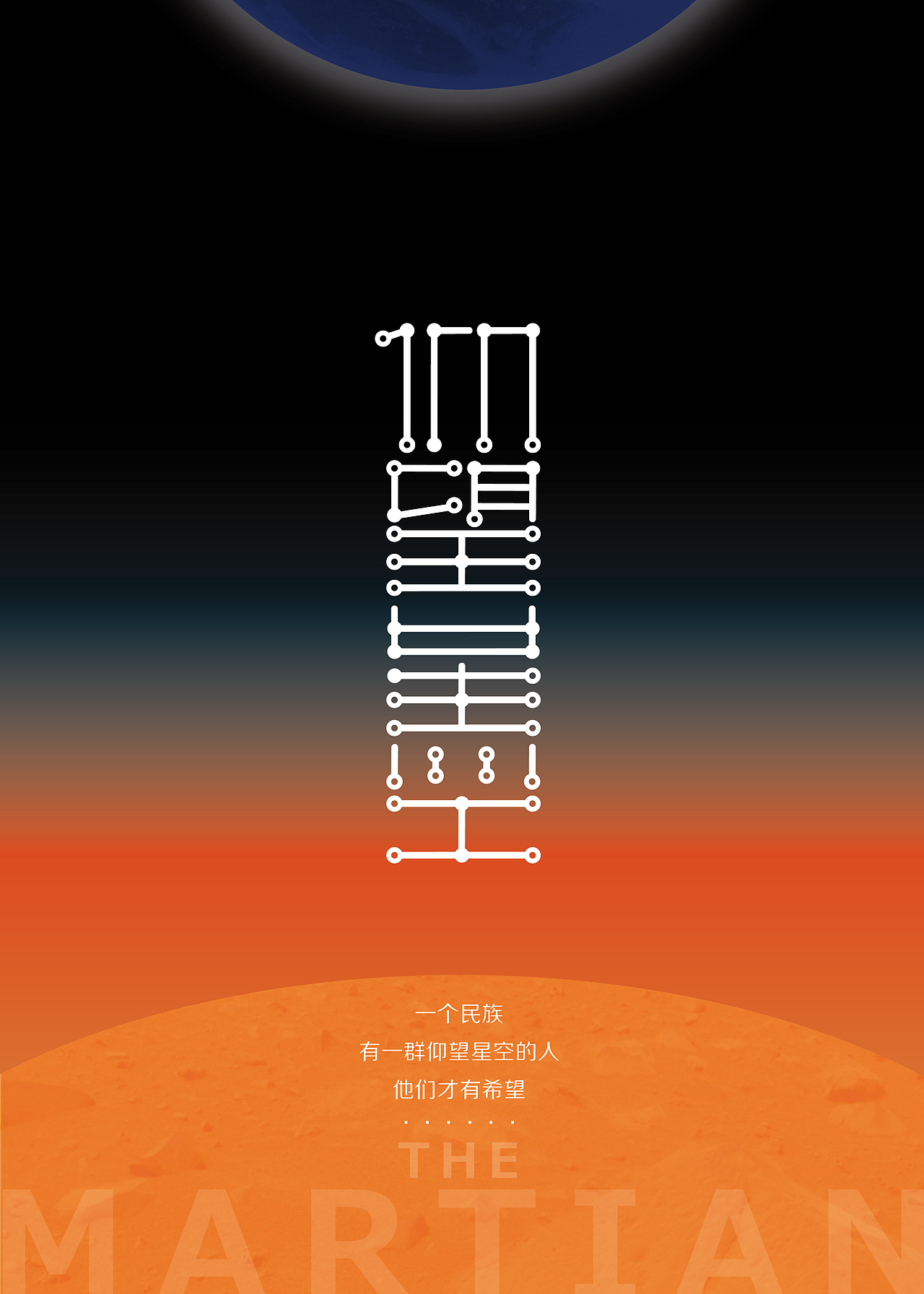 理想很丰满，现实很骨感。
“仰望星空”离我们远去，只关心“脚下”成为大家不二的选择！一部科幻冒险电影似乎让我想到很多…！