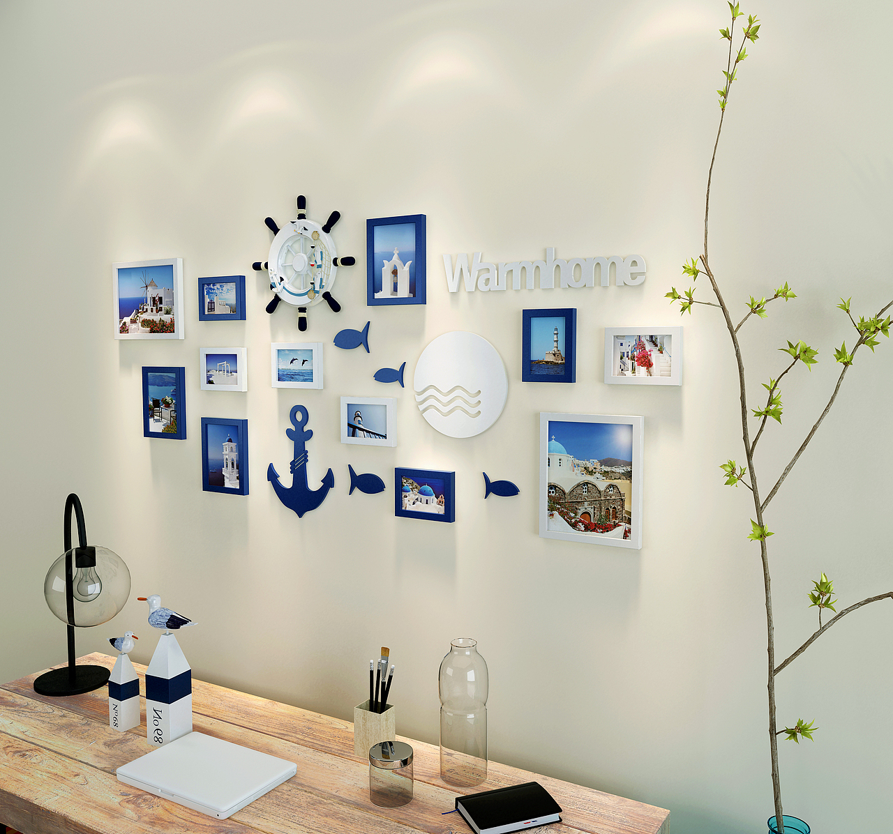 装饰画框3d渲染