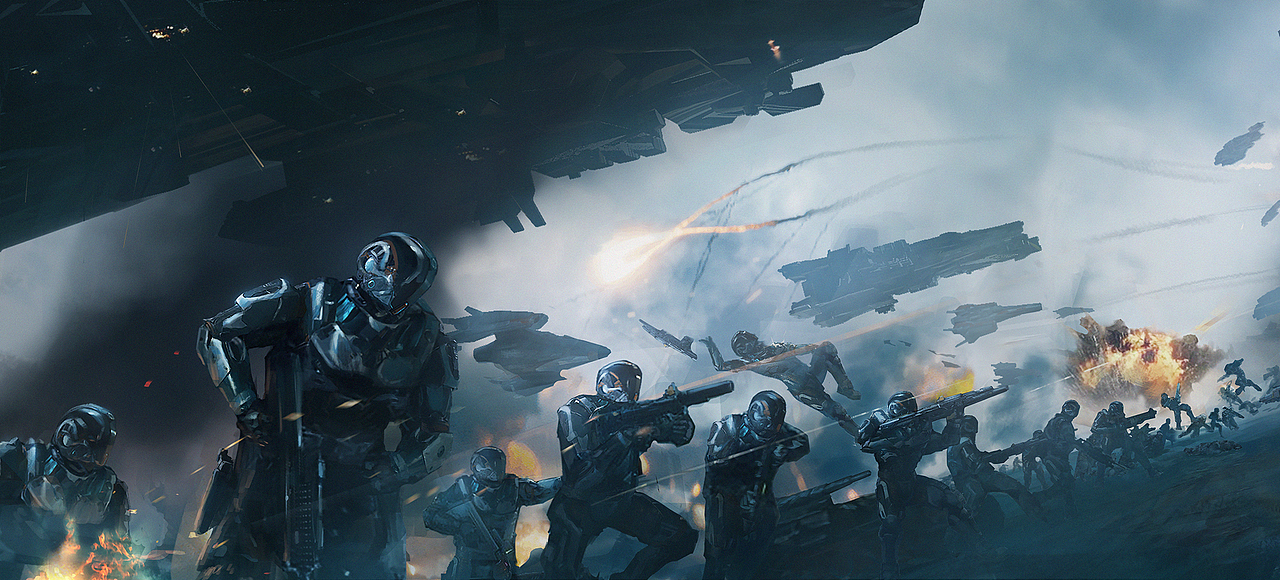 《溶解》科幻游戏概念图（图ZMTM2MjYzMjA4） - 概念设定 - 站酷设计师冯凯FengKai原创素材 - 站酷ZCOOL