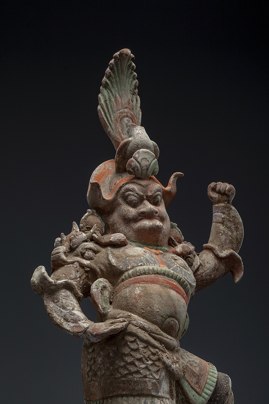 陶彩绘天王俑|摄影|时尚/艺术摄影|文颜观悟 - 原创作品 - 站酷