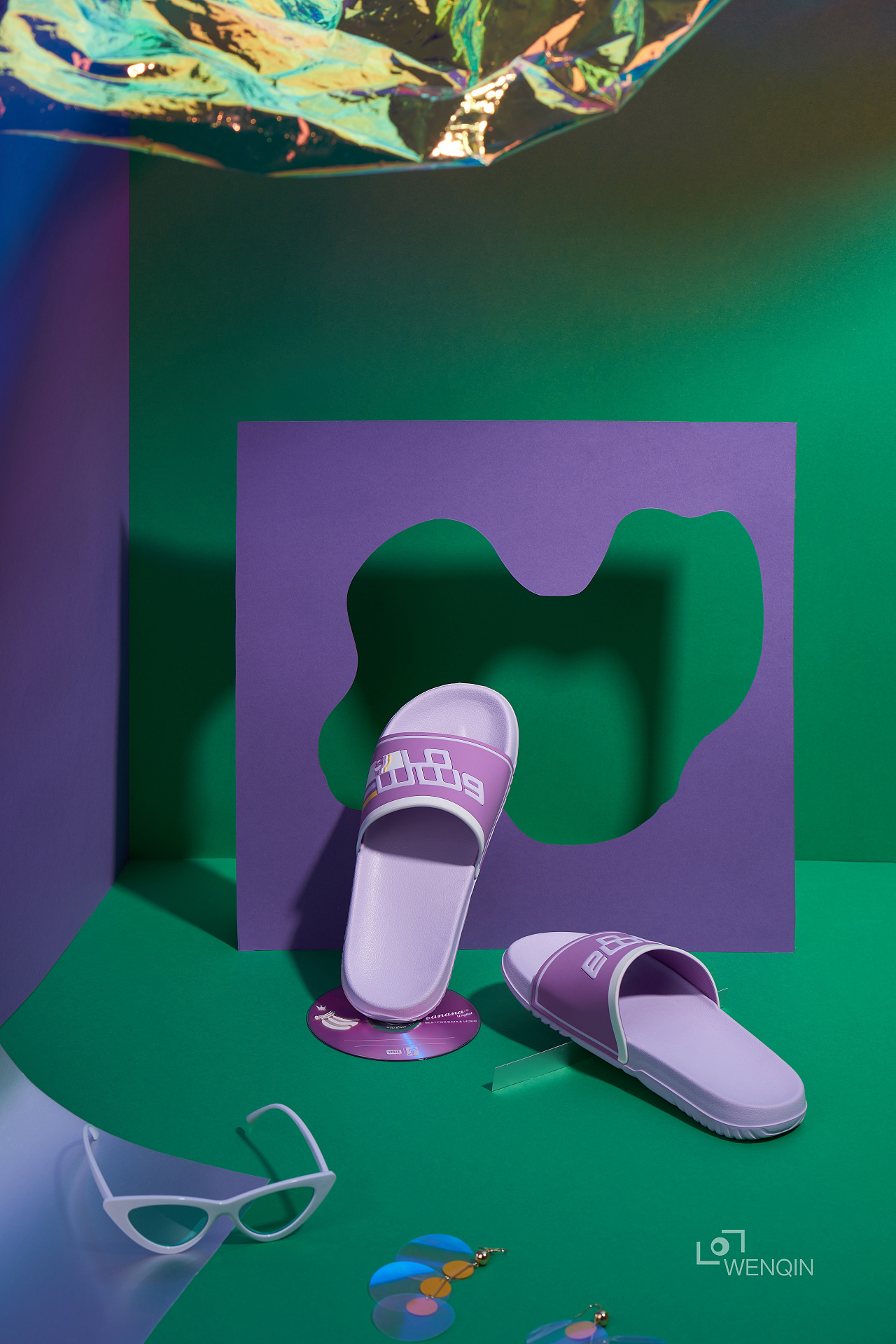 流氓兔/轻松一夏/拖鞋产品海报摄影