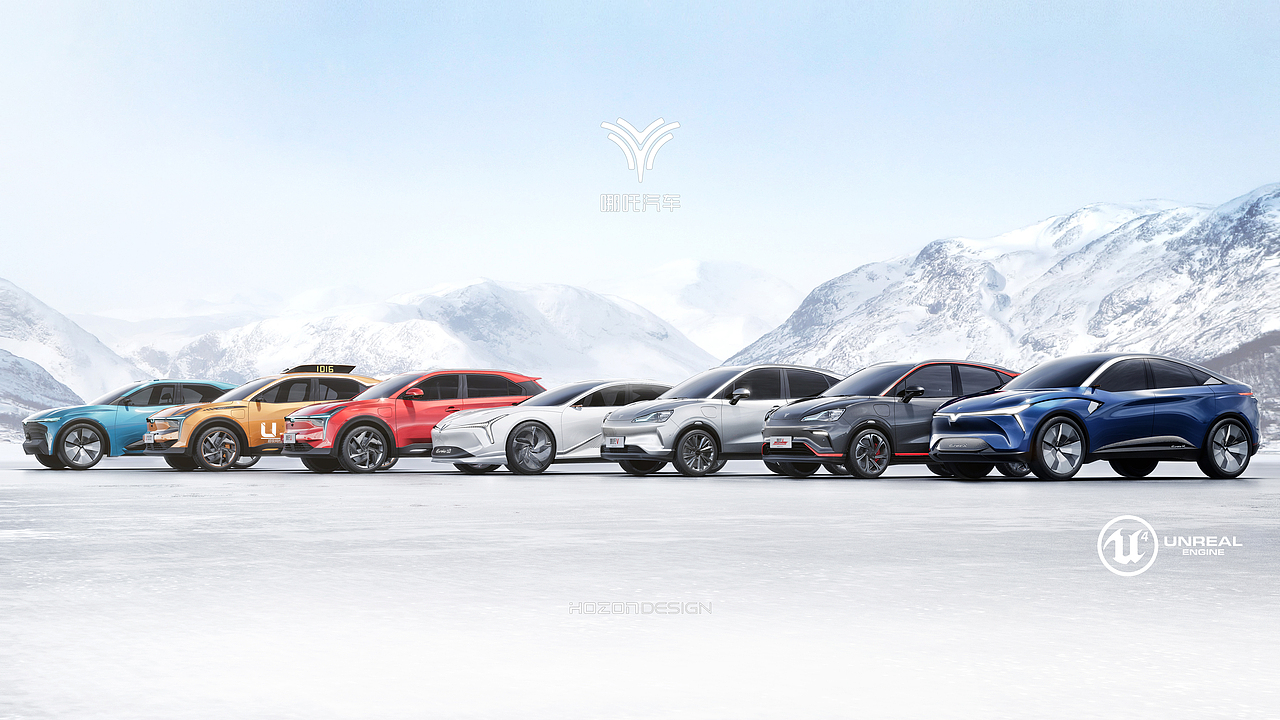 [2020-2021]哪吒汽车 UnrealEngine4 作品合集（图ZMjQxNjU4Nzgw） - 机械/交通 - 站酷设计师稻草雪人丶Shaun原创素材 - 站酷ZCOOL