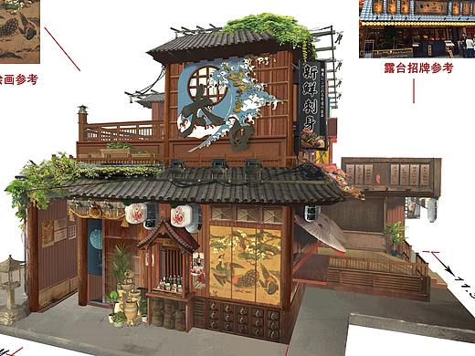 一张居酒屋单体设计