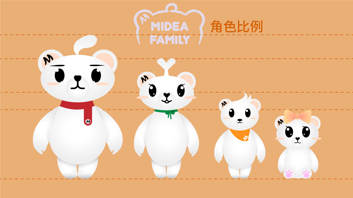 美的熊熊一家哦!