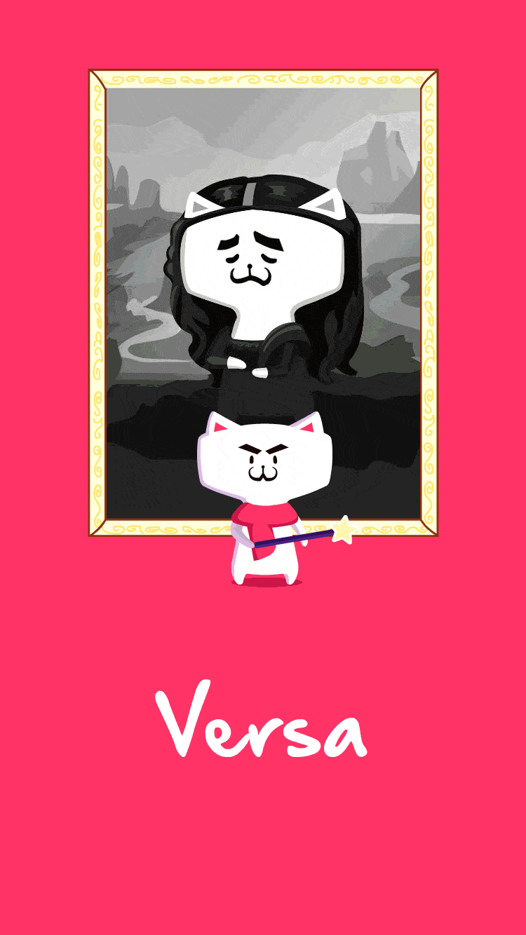 人工智能视觉创作APP VERSA——品牌吉祥物设计（图ZMTE4Njg1Njg0） - 商业插画 - 站酷设计师桃玺原创素材 - 站酷ZCOOL