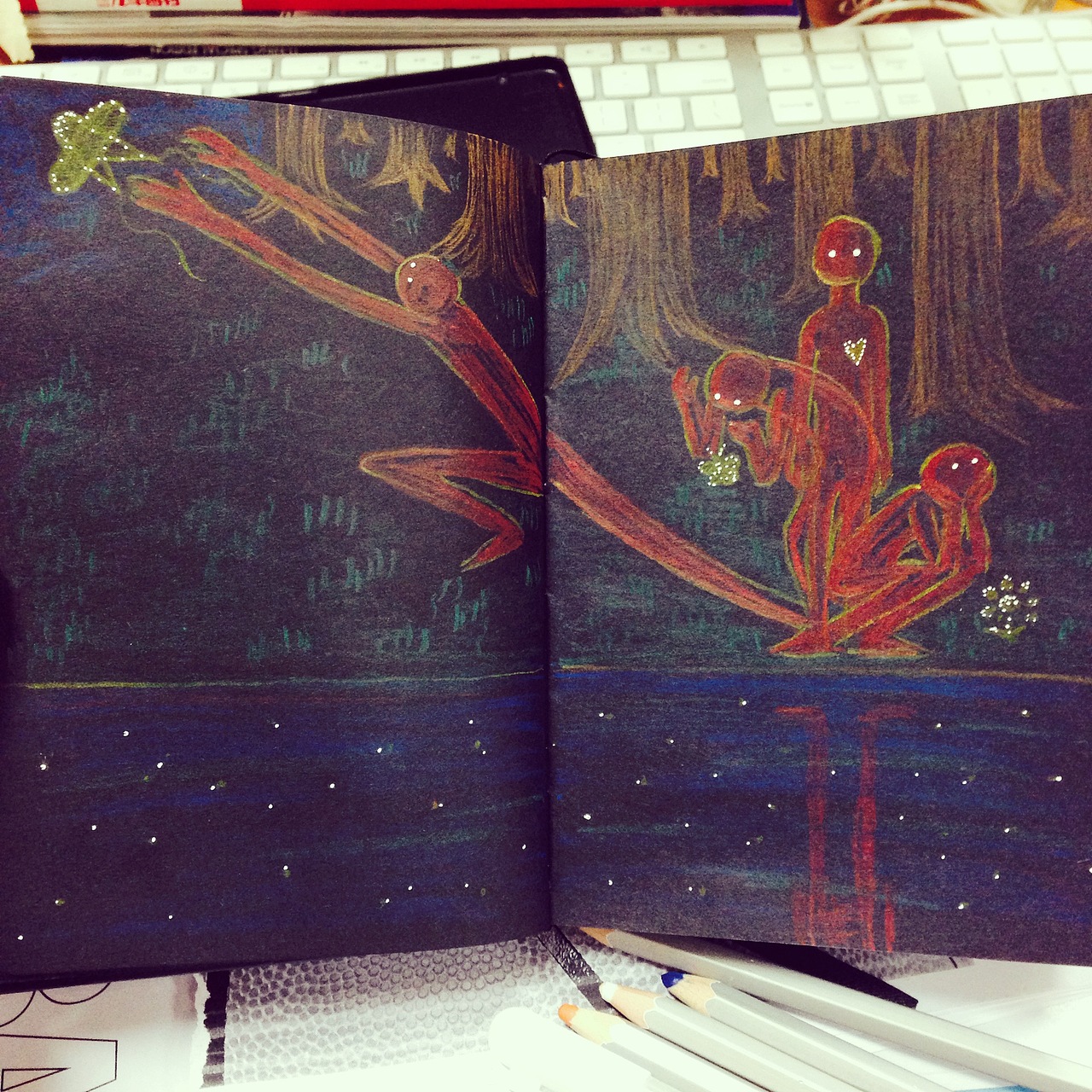 每日一画，2014.3.24，hope and lost（图ZMTQ5NTI4MjQ=） - 新锐潮流插画 - 站酷设计师zoe8126原创素材 - 站酷ZCOOL