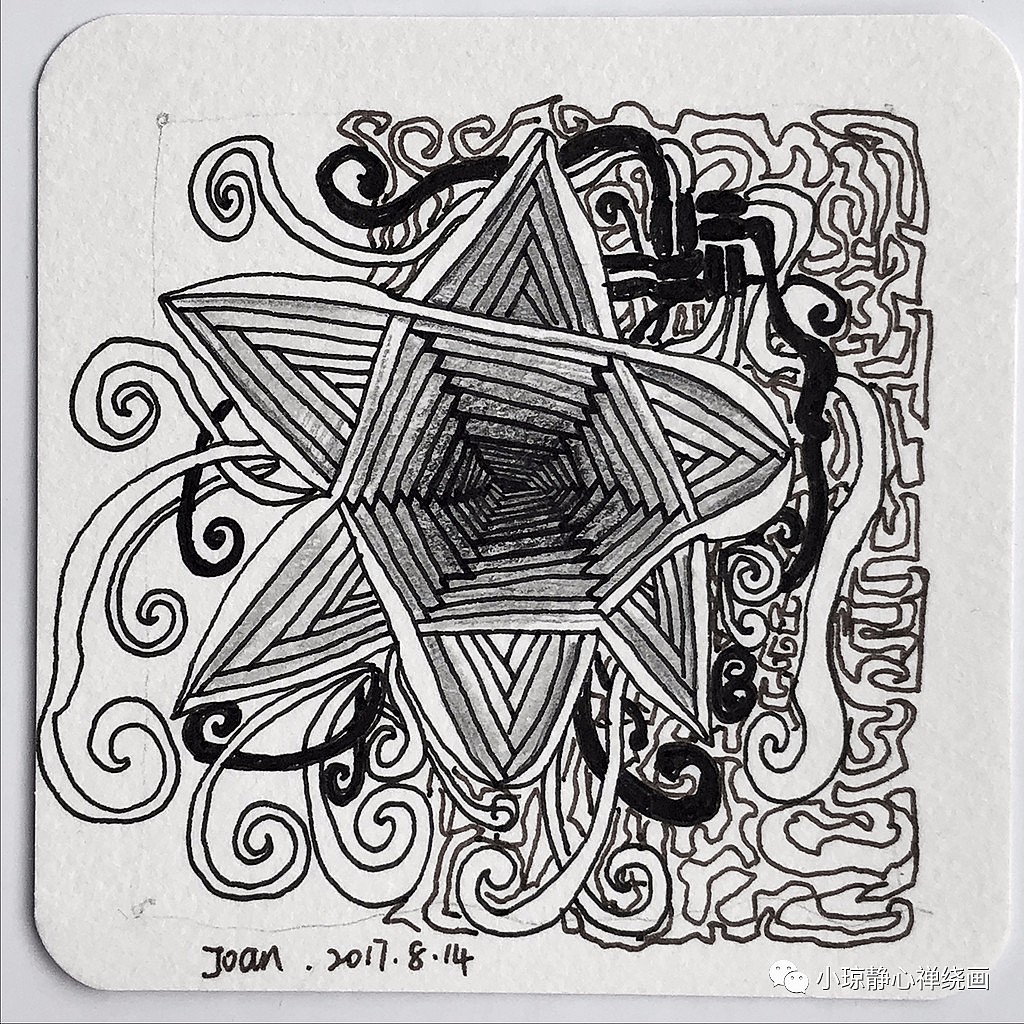 禅绕画（图ZMTIzMTg1MzQw） - 绘画 - 站酷设计师小琼静心禅绕画原创素材 - 站酷ZCOOL