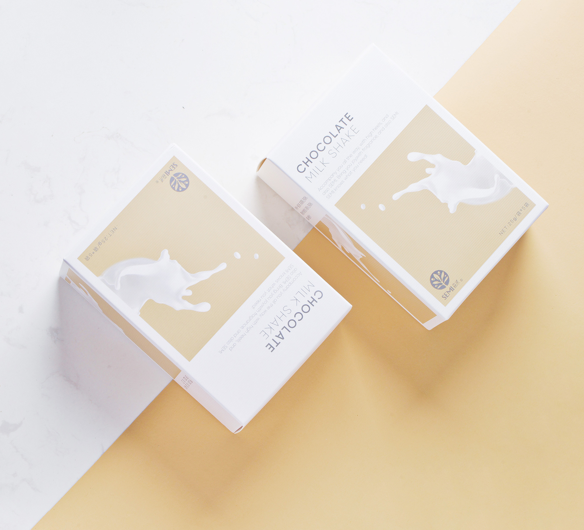 森米semi巧克力奶昔产品摄影