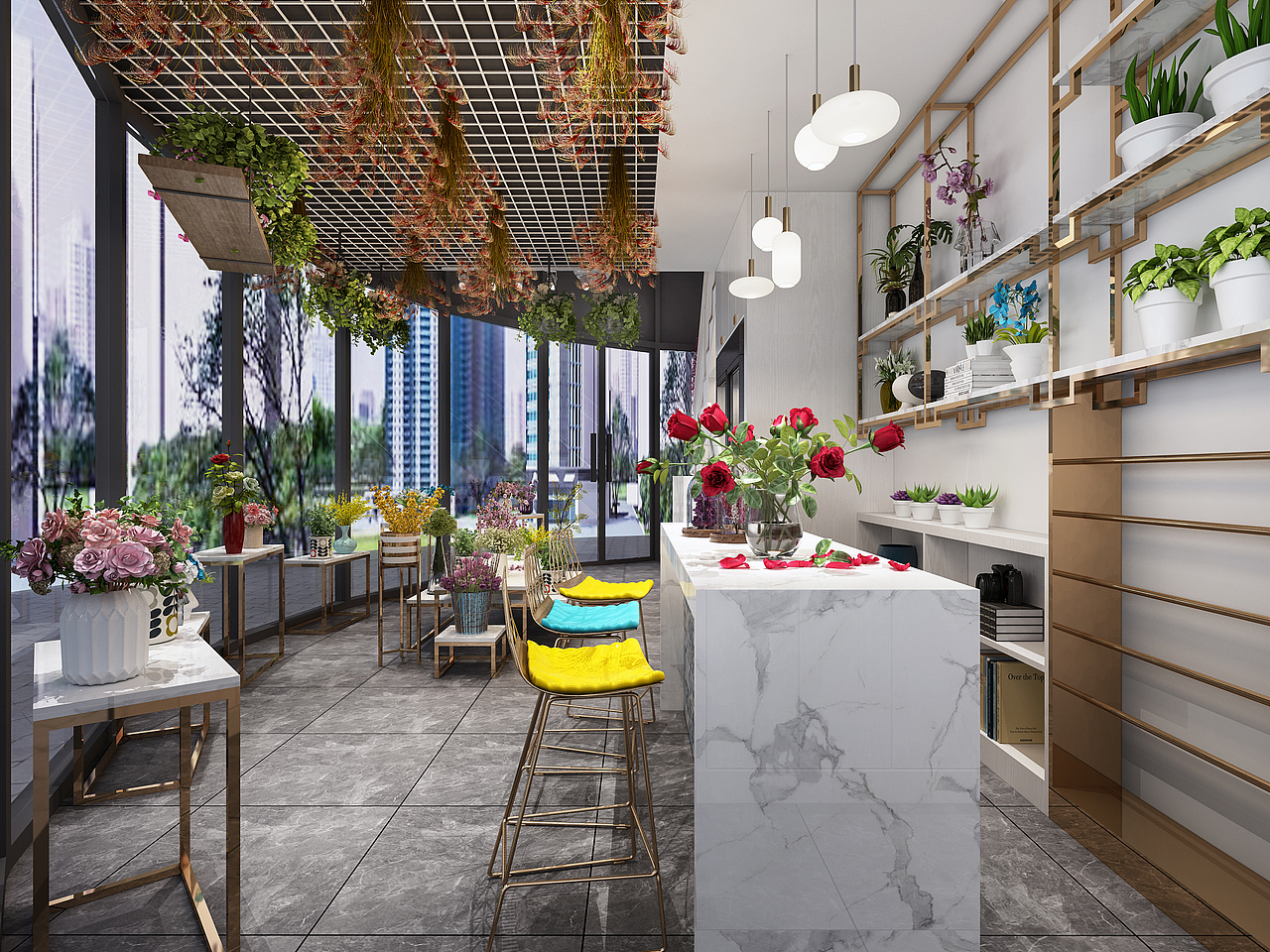 花店（图ZMTc2NTI0ODk2） - 家装设计 - 站酷设计师杨晨希原创素材 - 站酷ZCOOL