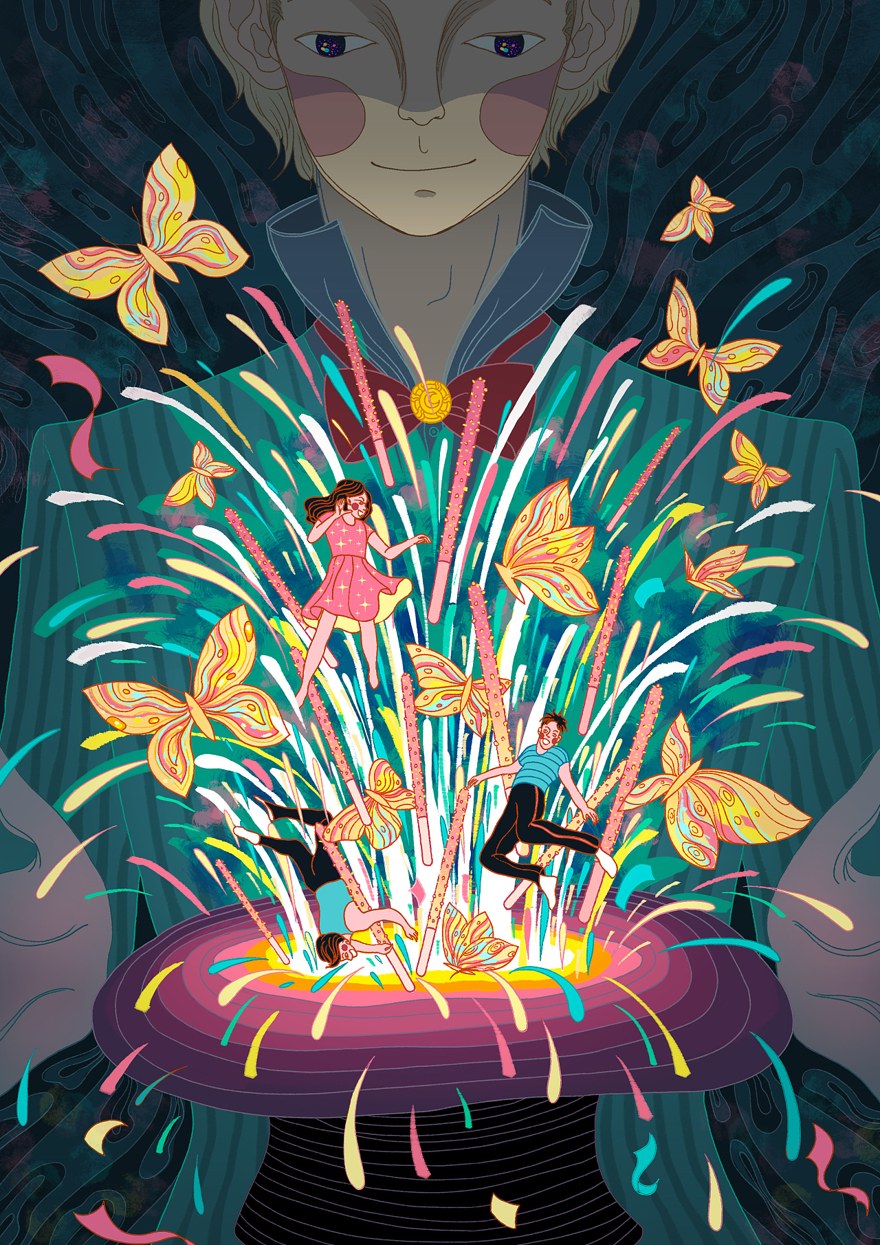 魔术师|插画|商业插画|世界居民aptx4869 - 原创作品 - 站酷 (zcool)