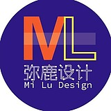 弥鹿设计的头像