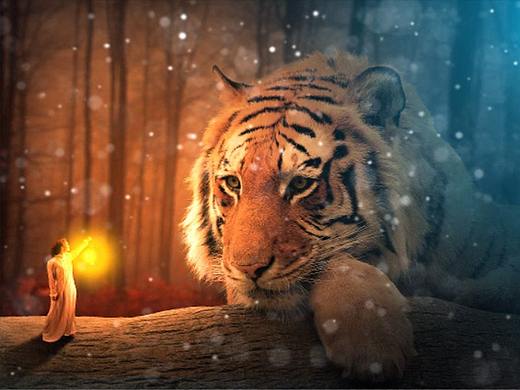 一张很具有震撼性的合成海报，PS新手适用案例！